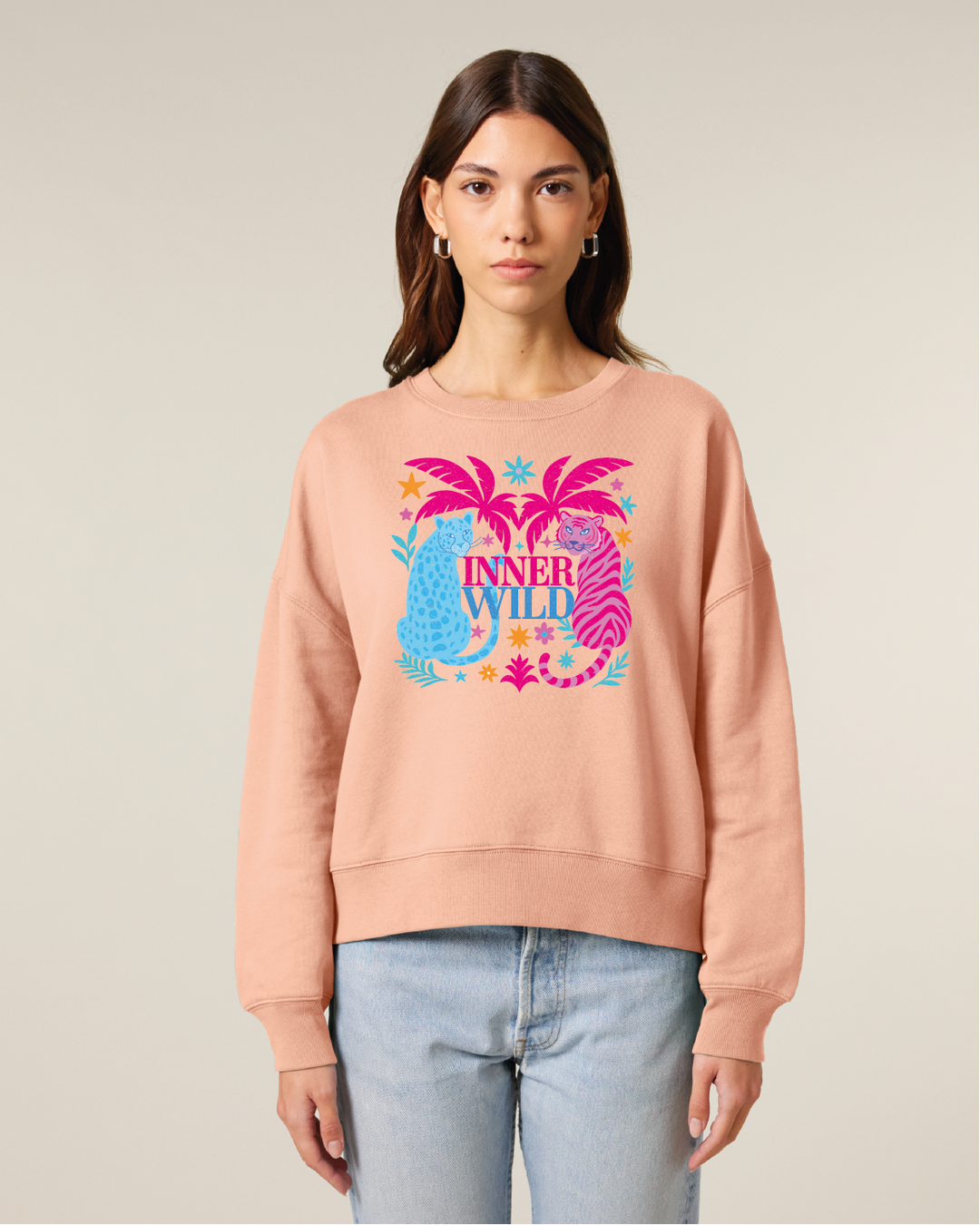 Inner Wild Sweater in Peach