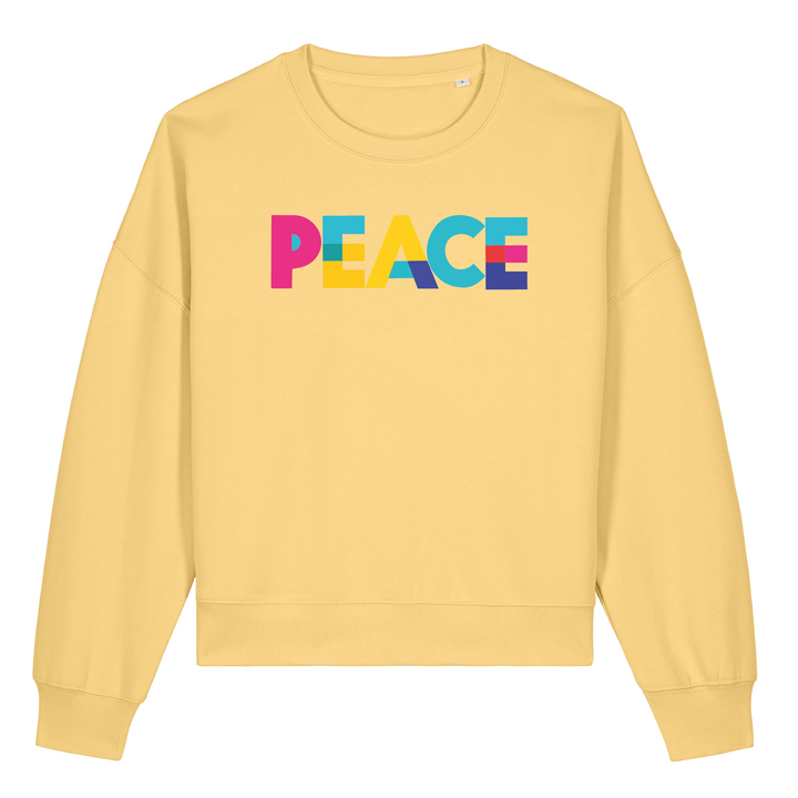 Peace Sweater in Sunshine Yellow