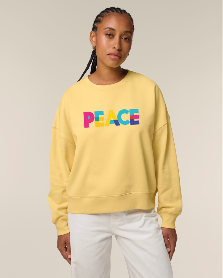 Peace Sweater in Sunshine Yellow