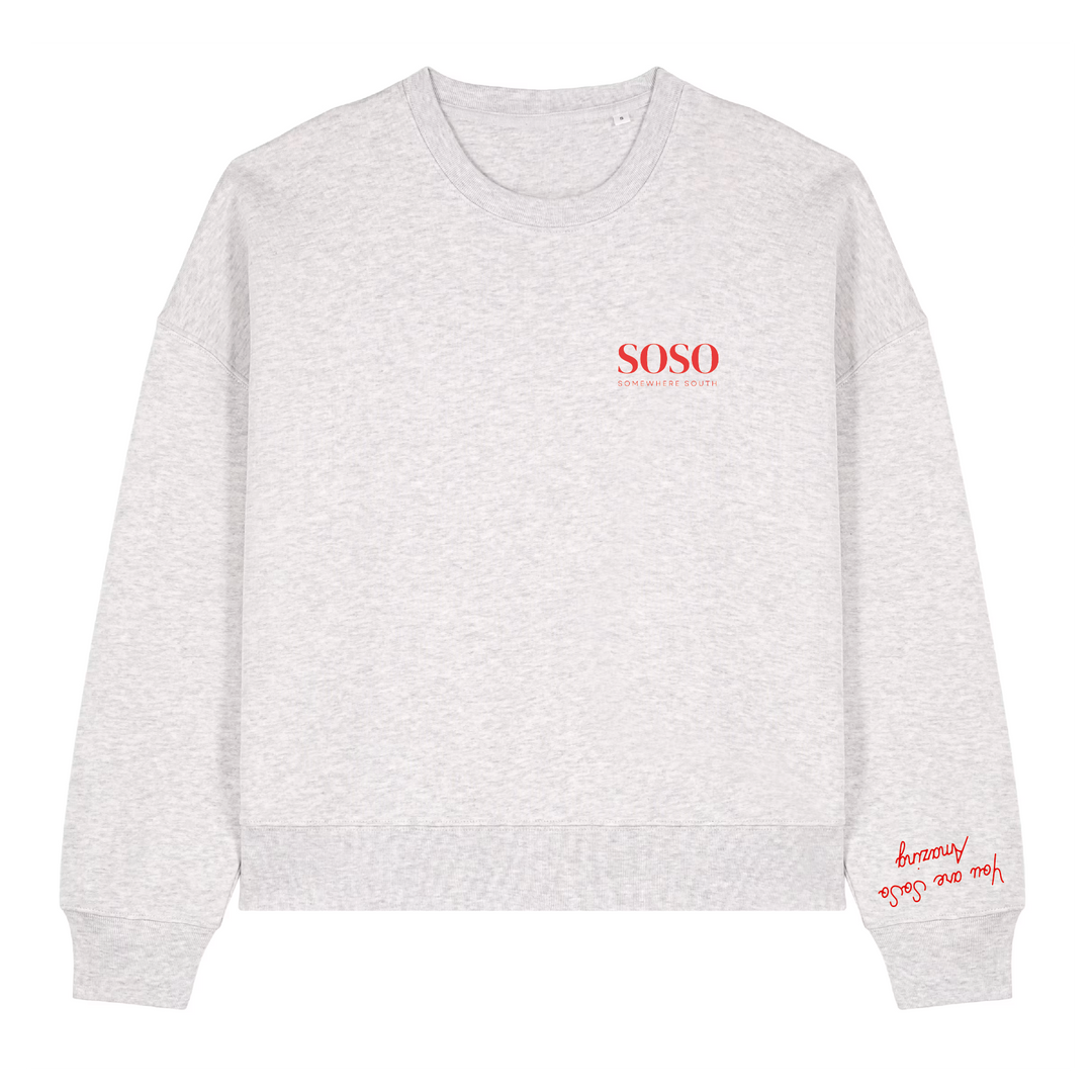 The SoSo Sweater in Grey