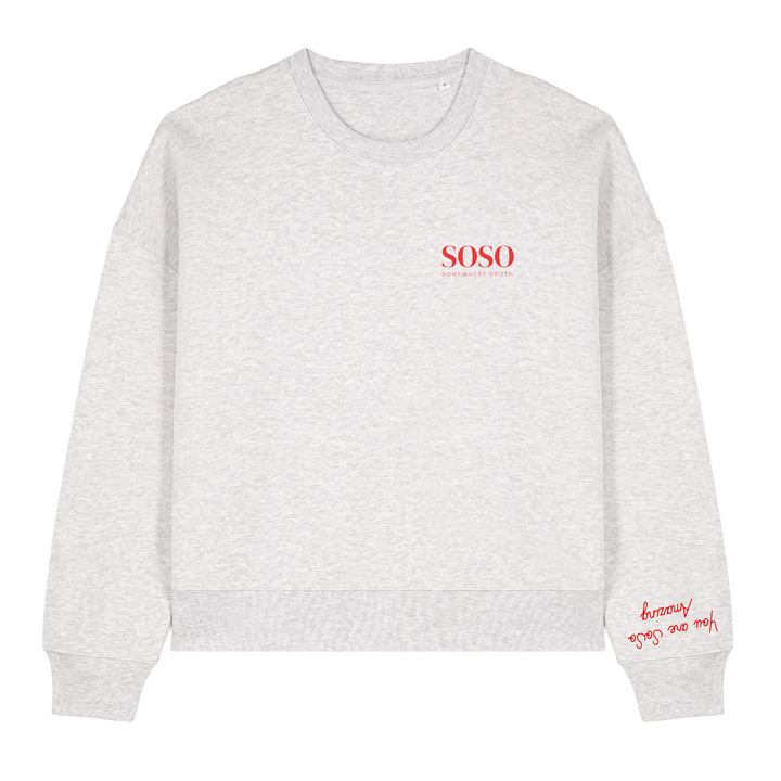 The SoSo Sweater in Grey